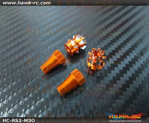 Hawk Creation Anti-Slip Stick Rocker End Orange (M3, T8FG, T14SG, DX7S/8 , DJI ,FrSky Taranis Plus)